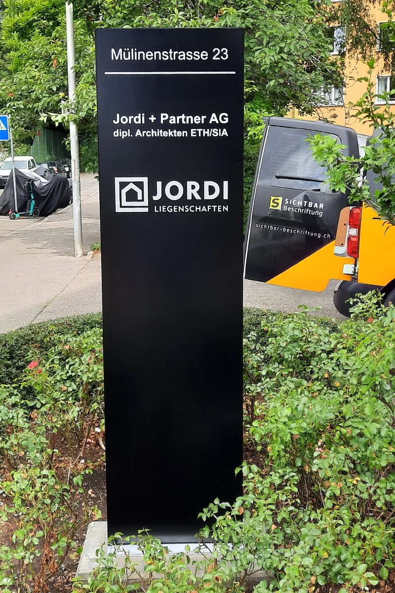 Stele Jordi Liegenschaften